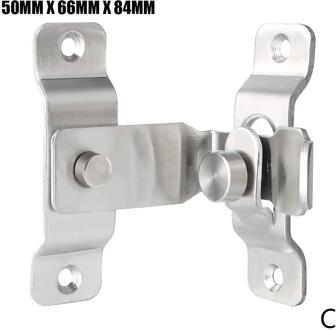 3/4 Inch 90 Graden Haakse Deur Klink Hasp Buigen Klink Barrel Bolt Met Schroeven Voor Deuren Gesp Bolt Sliding lock