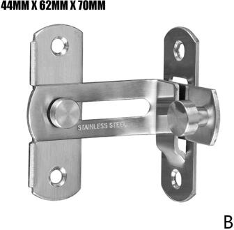 3/4 Inch 90 Graden Haakse Deur Klink Hasp Buigen Klink Barrel Bolt Met Schroeven Voor Deuren Gesp Bolt Sliding lock
