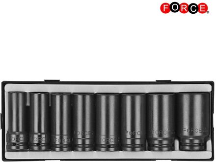 3/4" Krachtdoppenset lang 8 delig T6085