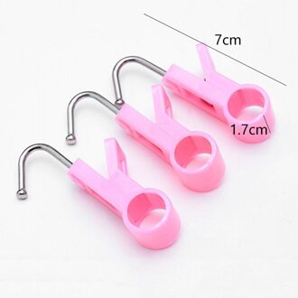 3/4 Stuks Zelf Lock Lager Hanger Rack Haak Kleding Keuken Badkamer Plastic Plank Hanger Opknoping Rack Voor Thuis Keuken 3stk