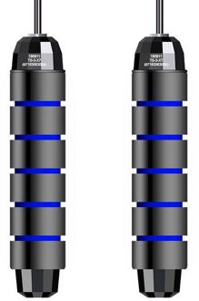 3.4M Springtouw Met Heavy-Duty Stalen Skipping Touw Staaldraad Springtouw Gym Fitness Training Springtouw licht Eenvoudige blauw