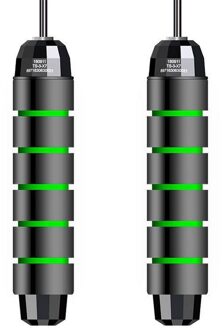 3.4M Springtouw Met Heavy-Duty Stalen Skipping Touw Staaldraad Springtouw Gym Fitness Training Springtouw licht Eenvoudige groen