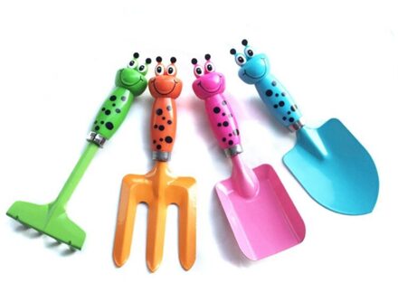 3/4Pcs Mini Eg Schop Hark Tuingereedschap Set Planten Bloempot Onderhoud K1KA Shovel Rake vork