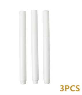 3/5/10 Stks/set Witte Vloeistof Krijt Pen Marker Voor Ramen Elektronische Schoolbord Krijtbord Venster Witte Pen muursticker 3stk wit Pen