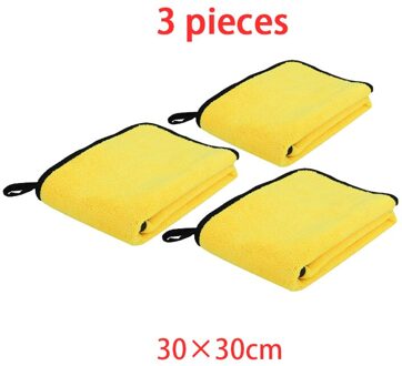 3/5/10 Stuks Extra Zachte Wasstraat Microfiber Handdoek Car Cleaning Drogen Doek Car Care Doek Detaillering Auto Washtowel niet Scrat 30X30cmX3PCS