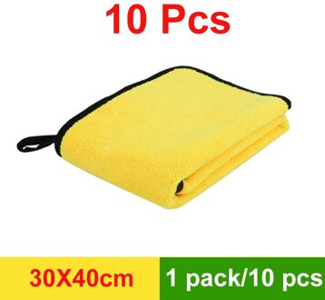 3/5/10 Stuks Extra Zachte Wasstraat Microfiber Handdoek Car Cleaning Drogen Doek Car Care Doek Detaillering Auto Washtowel nooit Scrat Rood