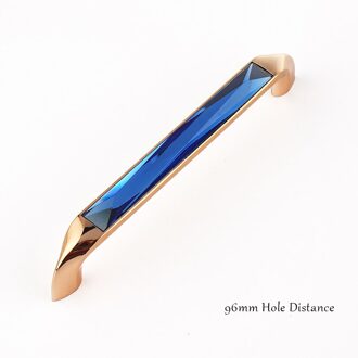 3.5/5.0 ''Crystal Handvat Schuifdeur Handgrepen Voor Meubels Kastdeur Lange Handvat Kledingkast Pull V-blauw-96