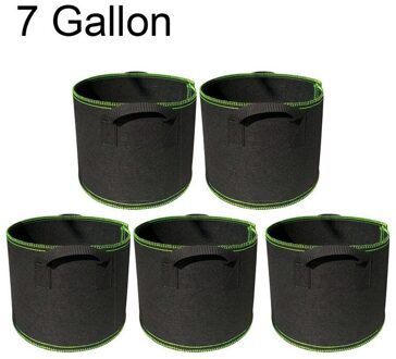 3/5/7/10 Gallon Plant Bloem Grow Tassen Pot Huis Tuin Gereedschap Aardappel Aardbei Stof Plantaardige Tuinieren Groeiende potten Tas 7 Gallon