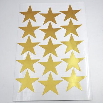 3/5/7 Cm Gestanst Gouden Sterren Muurstickers Kinderkamer Thuis Diy Vinyl Matte Star Decal wall Art Decals Baby Nursery Briefpapier 7CM 15stk