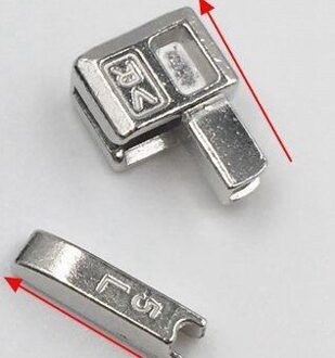 3 #5 #7 # Zilver Zwart Insert Vierkante Rits Stopper Waterdichte Reverse Tanden Enkele End Dubbele Open Uiteinden nylon Rits Repair1858 wit singel open / size 3