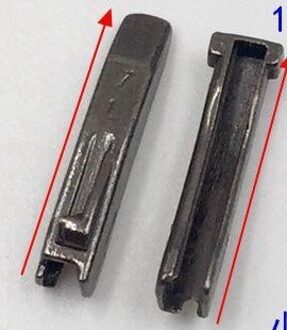 3 #5 #7 # Zilver Zwart Insert Vierkante Rits Stopper Waterdichte Reverse Tanden Enkele End Dubbele Open Uiteinden nylon Rits Repair1858 zwart dubbele ends / size 5 en 7