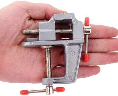 3.5 "Aluminium Miniatuur Kleine Juweliers Hobby Klem Op Tafel Bankschroef Mini Tool Vice Boor Bankschroef