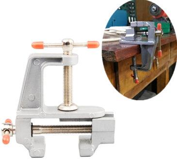 3.5 "Aluminium Miniatuur Kleine Juweliers Hobby Klem Op Tafel Bankschroef Mini Tool Vice