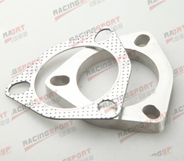 3.5 "Inch 3 Bolt Rvs Turbo Uitlaat Flens Met Uitlaat Pakking
