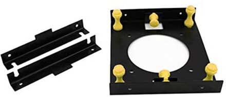 3.5 Inch Harde Schijf Schokdemper Beugel Met Schroeven Voor Pc Case 3.5 Hdd Naar 5.25 Dvd Rom Bay adapter