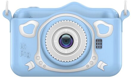 3.5 Inch Hd Camera Video Selfie Mini Slr Kinderen Draagbare Kinderen Hd Digitale Camera Leuke Cartoon Speelgoed Camera Blauw / met 8GB SD Card