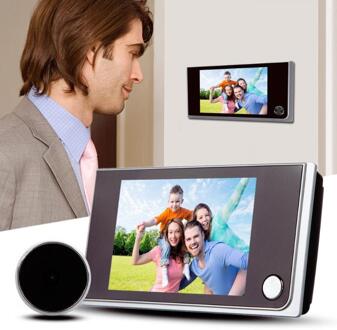 3.5 Inch Lcd-scherm Digitale Deurbel 120 Graden Deur Eye Deurbel Elektronische Kijkgaatje Deur Camera Viewer Home Hardware