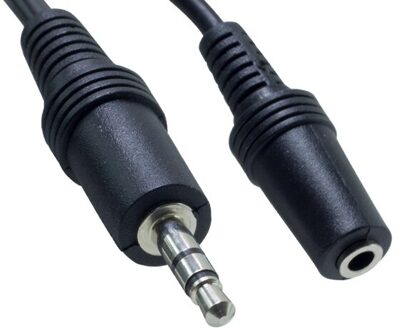 3.5 Mm Stereo Mannelijke/Vrouwelijke 1.5 Meter Headset Verlengkabel Elektromer