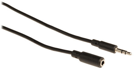 3,5 mm Verlengkabel 1,5 meter zwart