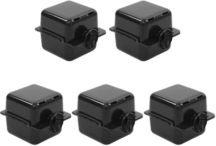 3/5 Stuks Plant Wroeten Doos Plant Propagatie Doos Wroeten Apparaat Plant Box Herbruikbare Hoge Druk Bal Plant Air-Gelaagdheid Pod 5stk zwart