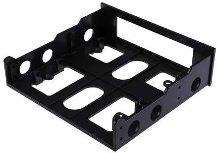 3.5 To 5.25 Floppy To Optical Drive Bay Mounting Bracket Converter For Front Panel Hub Card Reader Fan Speed Controller