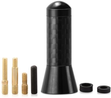 3.5Cm Carbon Fiber Radio Fm Auto Antenne Antena Voor Suzuki SX4 Swift Alto Liane Grand Vitara Jimny S-cross