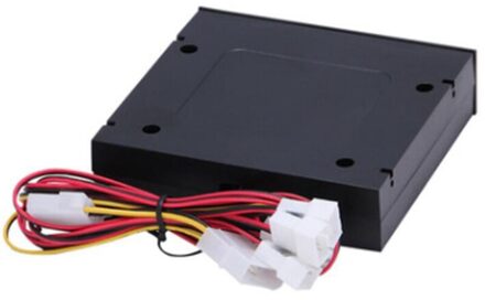 3.5Inch Pc Hdd Cpu 4 Kanaals Fan Speed Controller Led Koeling Voorpaneel Voor Computer Fans