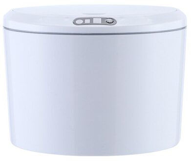 3/5L Afvalbak Automatische Touchless Intelligente Inductie Motion Sensor Keuken Prullenbak Brede Opening Sensor Auto Prullenbak tas 3L wit