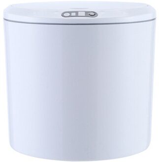 3/5L Afvalbak Automatische Touchless Intelligente Inductie Motion Sensor Keuken Prullenbak Brede Opening Sensor Auto Prullenbak tas 5L wit