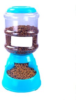 3.5L Dier Huisdier Voedsel Container Plastic Huisdier Drinkers Kat Hond Automatische Feeder Drinkwater Kom Voor Huisdieren Dog Supplies Blauw