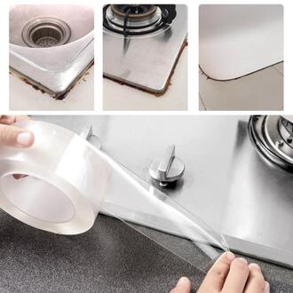 3/5M Badkamer Keuken Meeldauw-Proof Waterdichte Sink Kloof Transparante Tape Sticker 8x300cm
