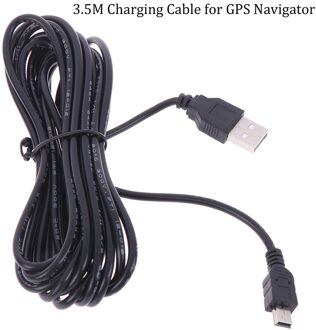 3.5M Usb A Naar Mini 5Pin Haakse Opladen Kabel Voor Gps Navigator