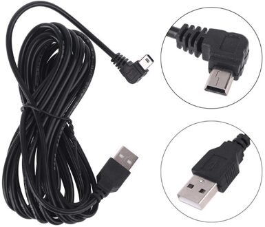 3.5Mcar Camera Dvr Power Cable Charger Adapter Voor Dash Cam 5V/2A Mini Micro Usb 4NB702084-L