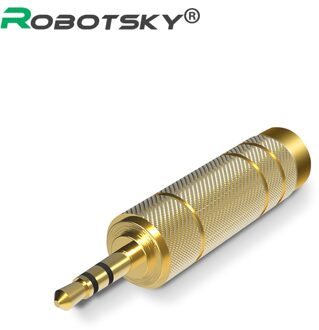 3.5Mm Audio Adapter Male Naar 6.5 Mm Vrouwelijke Adapter Voor Mobiele Telefoon Pc Notebook 3.5 Plug Naar 6.35 Jack stereo Speaker Auxconverter 1 stk