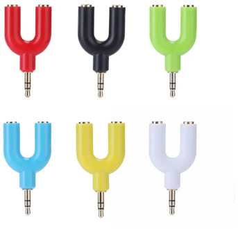 3.5MM Extension Earphone Headphone Audio Spliter Cable Adapter 1 Male to 2 Female Converter High Quality For phone MP3