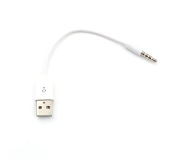 3.5Mm Jack Aux Naar Usb 2.0 Charger Data Sync Audio Adapter Kabel Voor Apple Ipod Shuffle 3rd 4th 5th 6th Gen MP3 MP4 Speler Cord