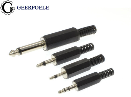 3.5mm jack Connectors plug Male wire connector conector interface de audio conector electrico enchufes DIY