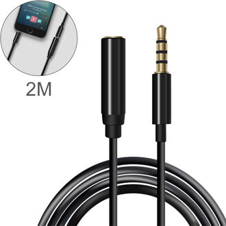 3.5Mm Jack Man-vrouw Aux Audio Verlengkabel 3.5 Audio Microfoon Adapter Compatibel Voor Pc/Mobiele Telefoon/Hoofdtelefoon