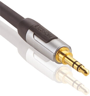 3,5mm Jack stereo audio kabel - zwart - 1 meter