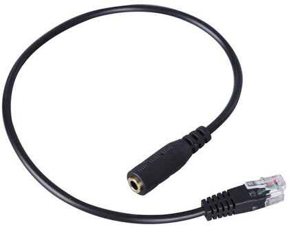 3.5Mm Plug Jack Naar RJ9 Headset Voor Kantoor Telefoon Adapter Kabel