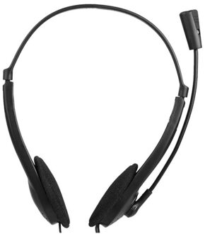 3.5Mm Stereo Muziek/Gamer Headset Hoofdtelefoon Met Miniconnector Microfoon Verstelbare Hoofdband Voor Computer Pc Laptop Desktop Oortelefoon