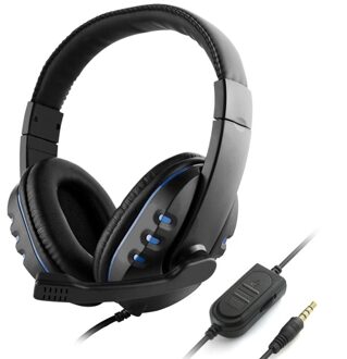 3.5mm Wired Gaming Headphones Over Ear Game Headset Noise Canceling Earphone with Microphone Volume Control
