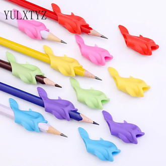 3/5pcs Pen Grip Students Writing Pencil Silicone Pencil Grip for Kids Holding Practise Device School Supplies