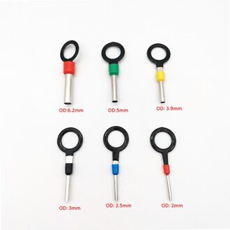 3/6/8 Pcs Auto Terminal Removal Tool Ejector Kit Pin Extractor Trekkers Connector Reparatie Tools Voor Automotive Draden 6stk