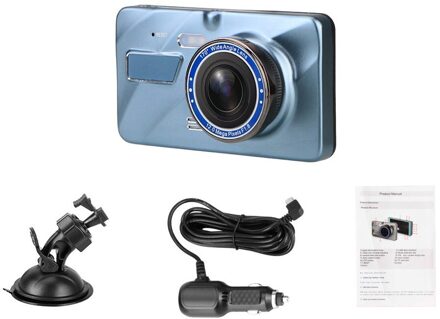 3.6 "Hd Video Recorder Auto Dvr Recorder Dashcam Cyclus Opname Nachtzicht Auto Dvr Dual Lens Met Achteruitrijcamera camera Dash Cam DVR / 32G