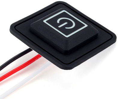 3.7~12V Silicone Button Switch Heated Vest Pants Gloves Electirc Heating Waistband DIY Temperature Controller Rheostat Switch