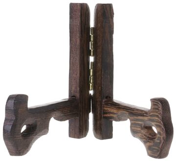 3-7 Inch Tall Hout Display Stand Houder Ezels Voor Platen Foto 'S Thee Lade 5 Size 3 duim