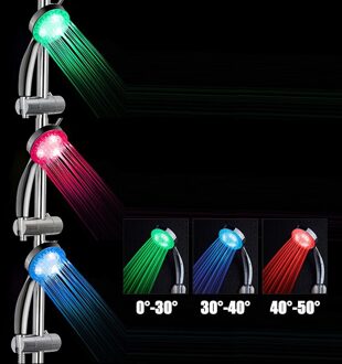 3/7 Kleur Veranderende Led Anion Spa Douchekop Temperatuurregeling Badkamer Hoge Druk Waterbesparende Handdouche Hoofd