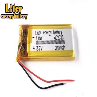 3.7 V lithium polymeer batterijen, 042035, 402035, 300 mah MP3 mp4'ta MP5 klein speelgoed