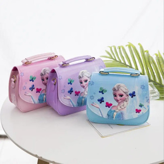 3-7 Yrs Girls Bags Children's Shoulder Bags Plush Backpack Girls Messenger Bag Princess Cute Sisters Cartoon School Girl Gift